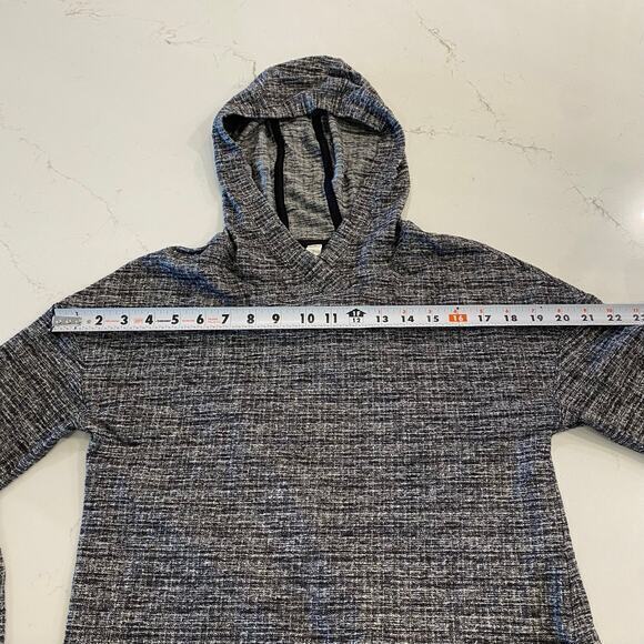 Lululemon‎ Extra Mile Hoodie Pullover Grey Black White size 2 - Picture 8 of 10